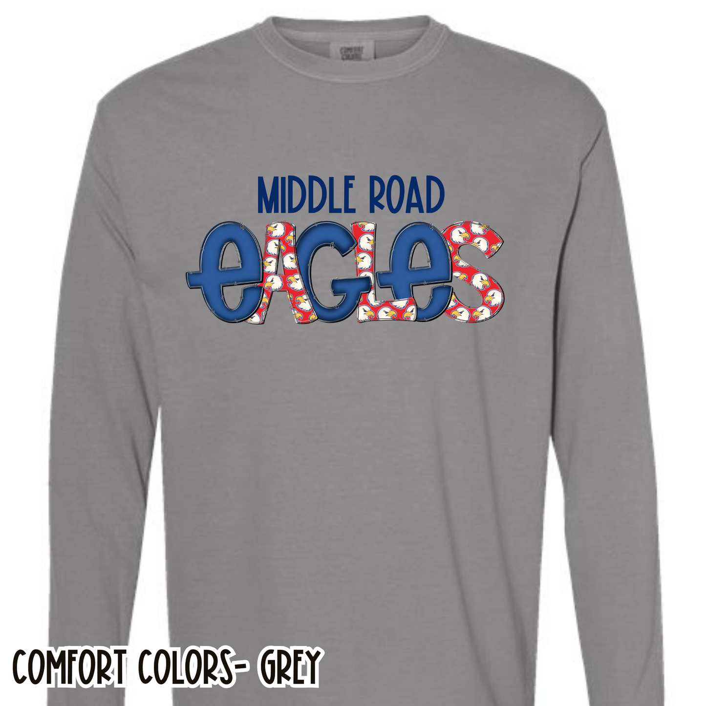 Fun Eagles Grey Long Sleeve