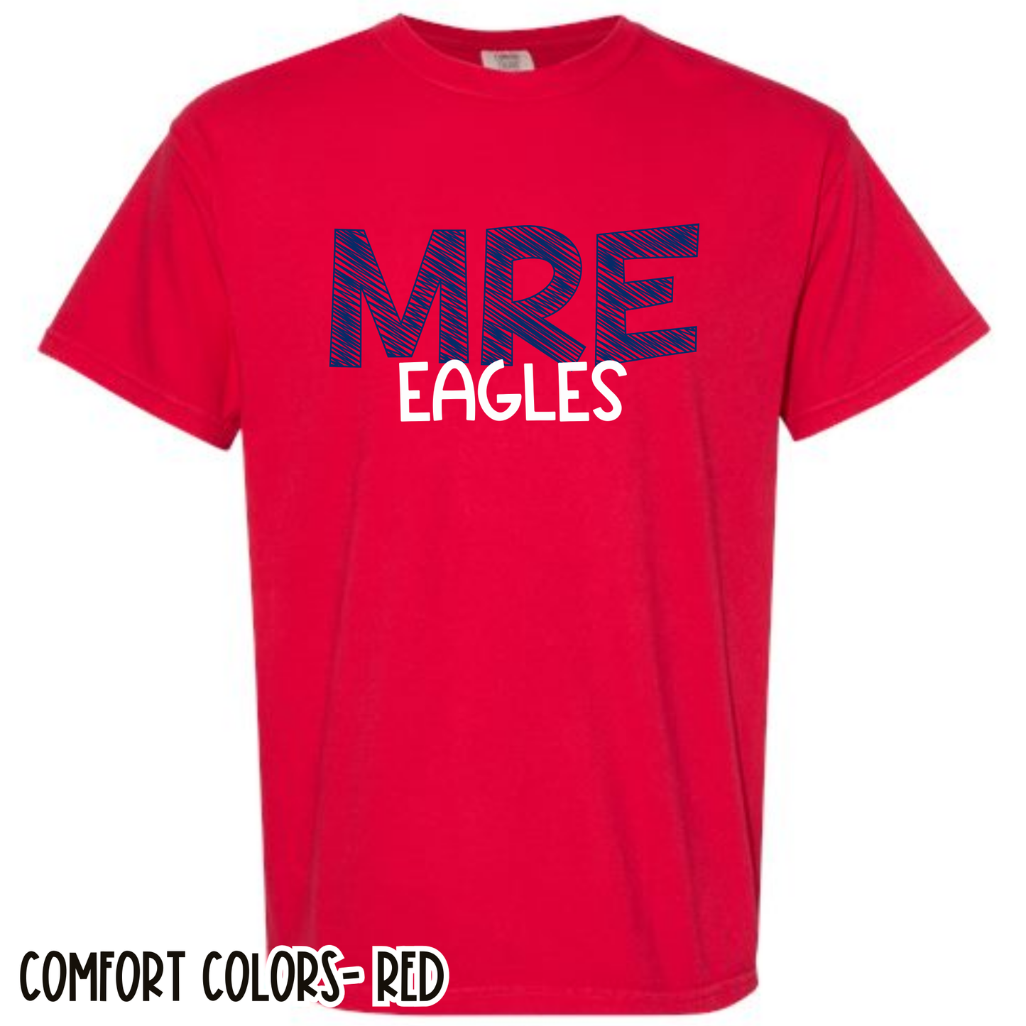 MRE Scribble Red Short Sleeve Tee