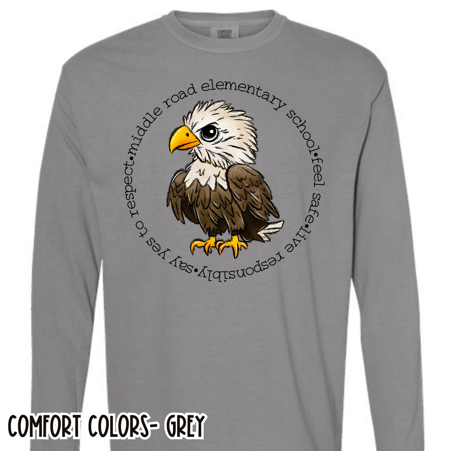 FLY Deep Grey Long Sleeve