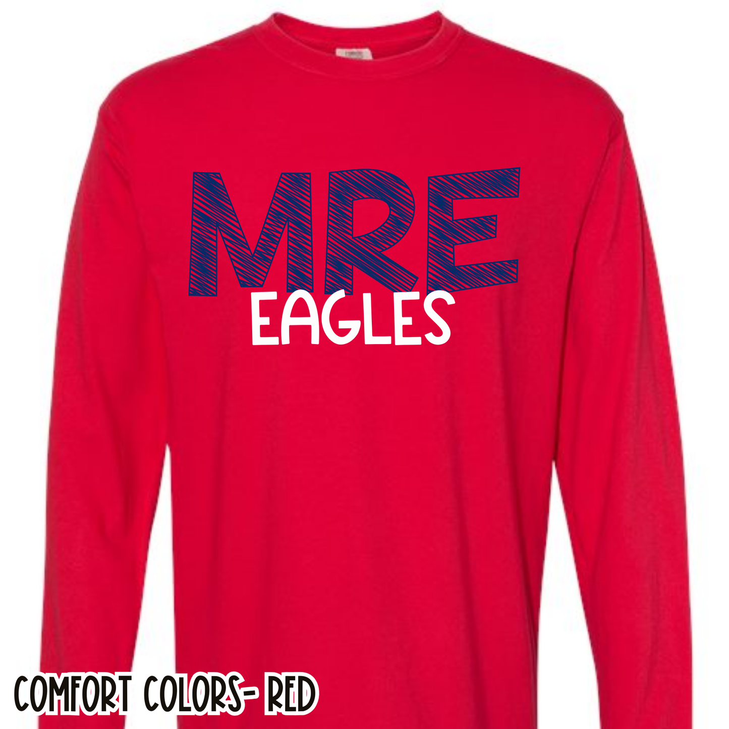 MRE Scribble Red Long Sleeve