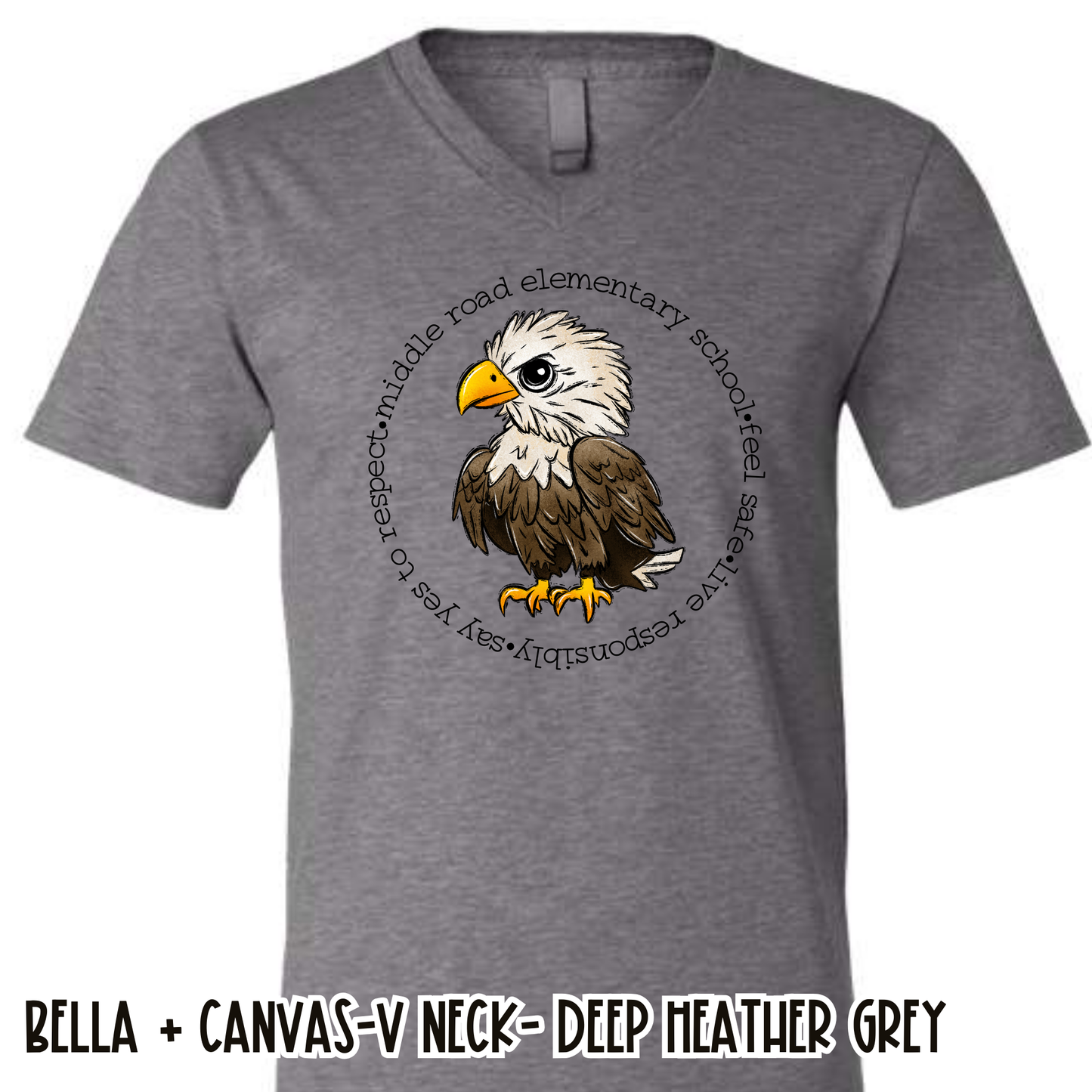 FLY Deep Heather V-NECK