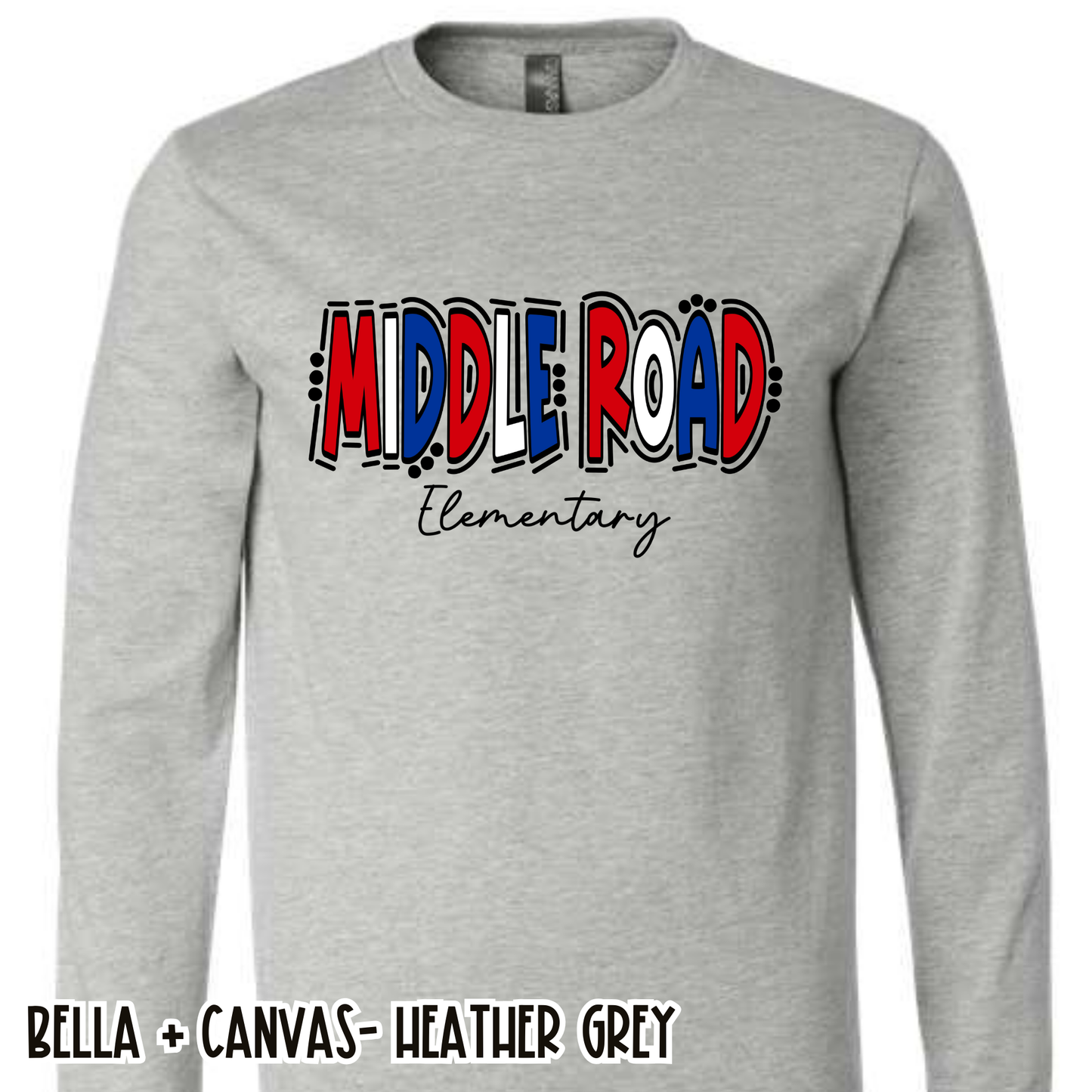 Middle Road Elementary Grey Long Sleeve