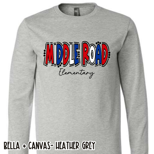 Middle Road Elementary Grey Long Sleeve