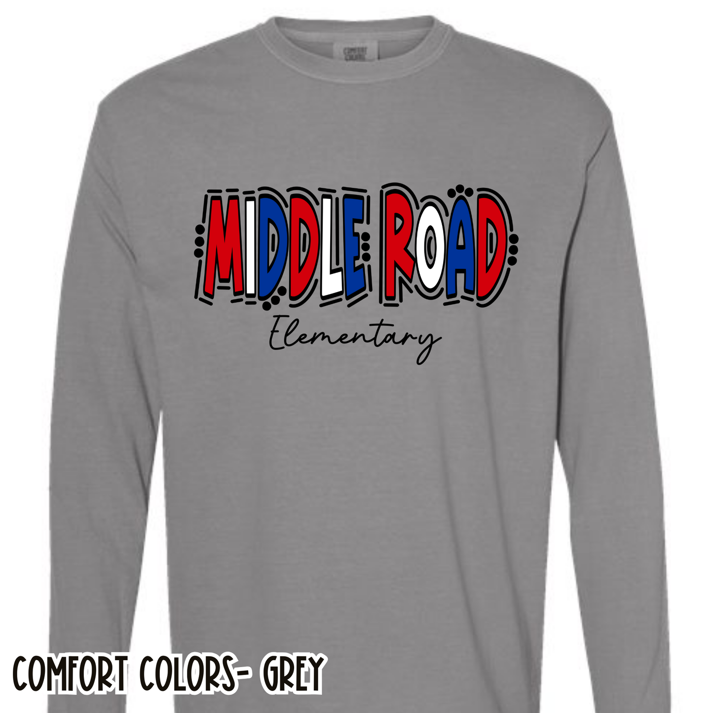 Middle Road Elementary Grey Long Sleeve