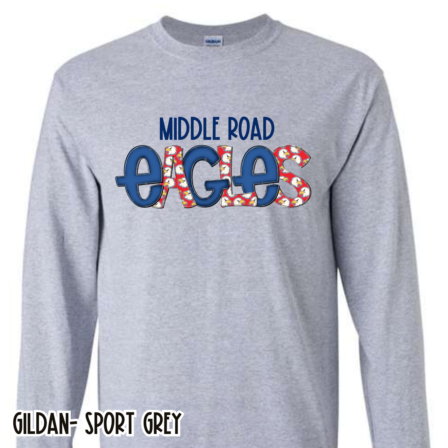 Fun Eagles Grey Long Sleeve