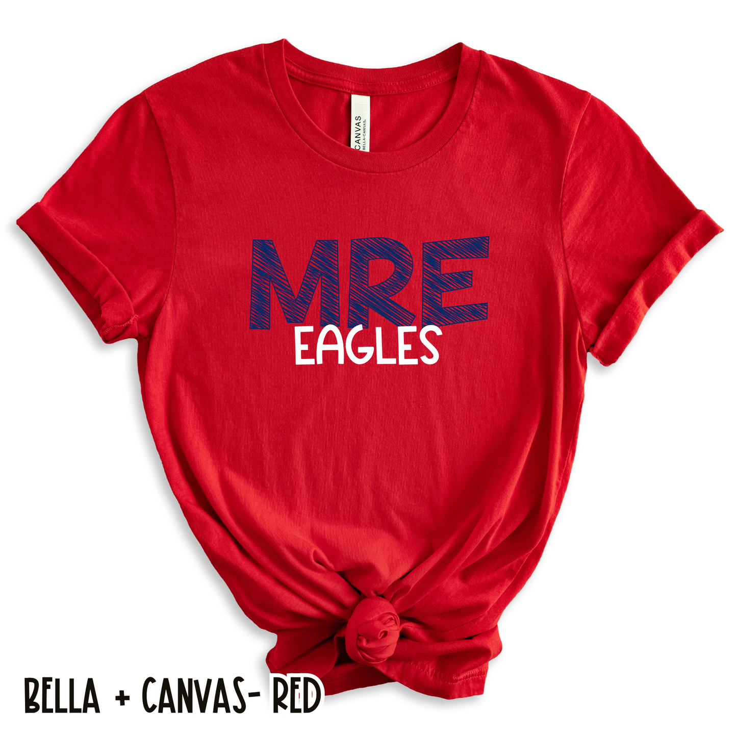 MRE Scribble Red Short Sleeve Tee