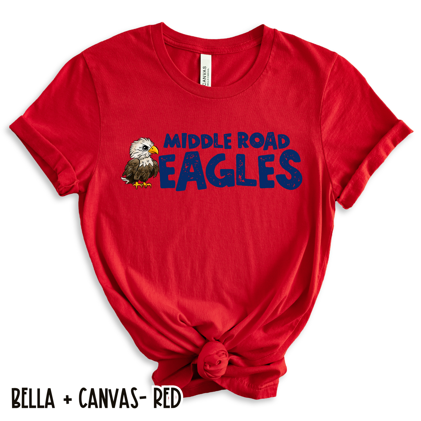 Mascot Eagles Red Short Sleeve Tee
