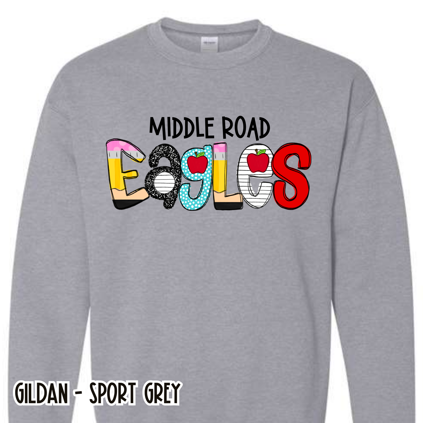School Alpha Eagles Grey Sweatshirt