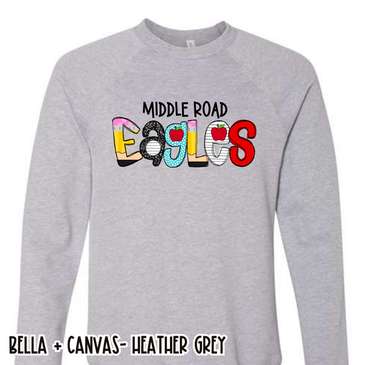 School Alpha Eagles Grey Sweatshirt