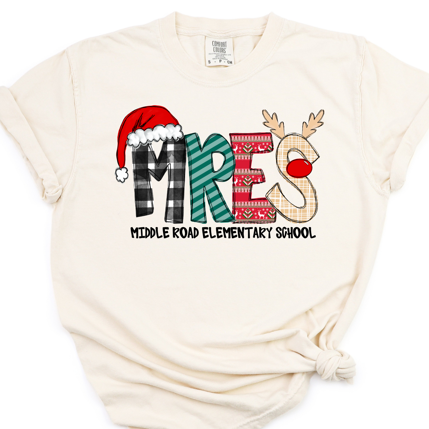 Reindeer Alpha- MRES- Natural SHORT SLEEVE