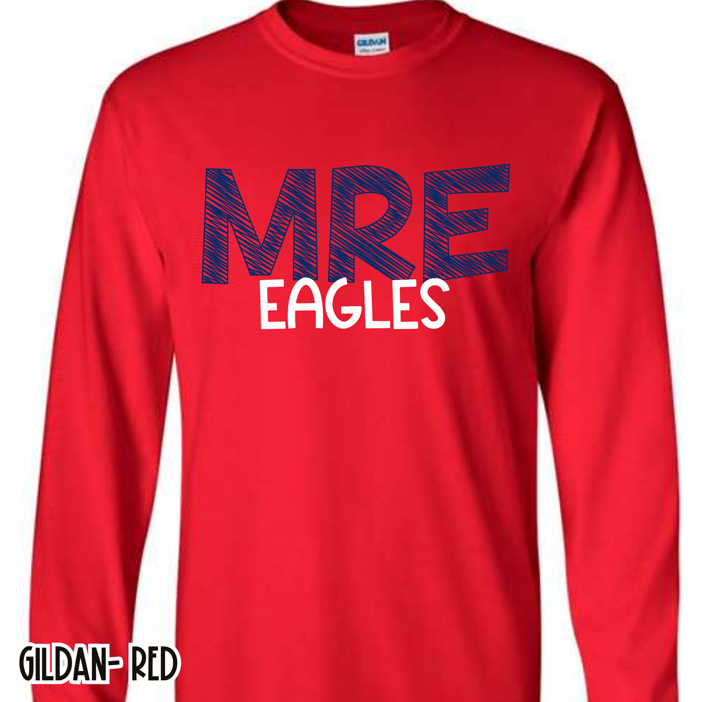 MRE Scribble Red Long Sleeve