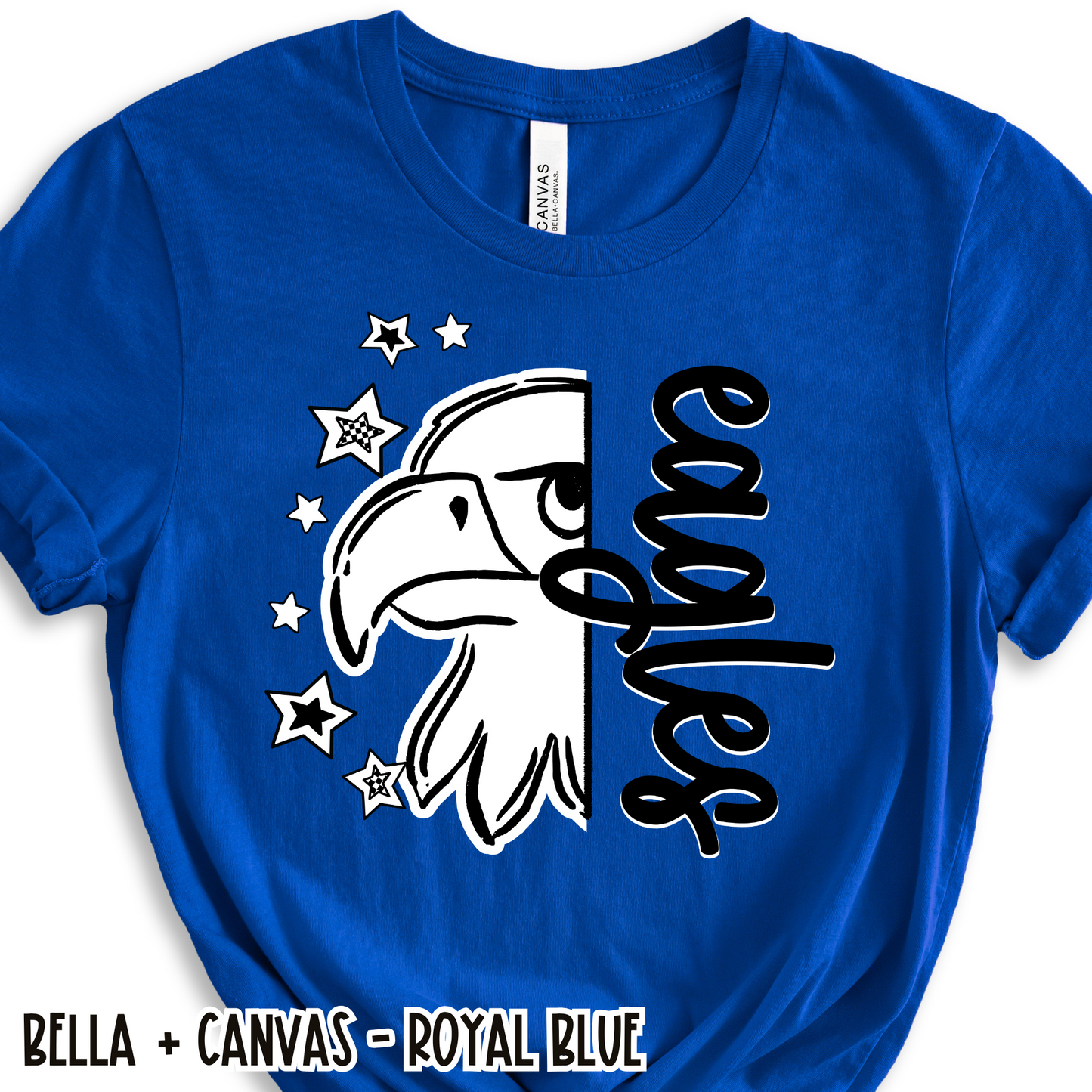 Retro Eagles - Royal Short Sleeve