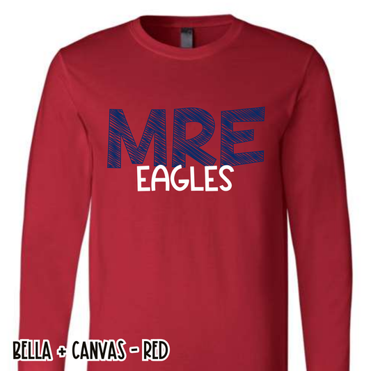 MRE Scribble Red Long Sleeve