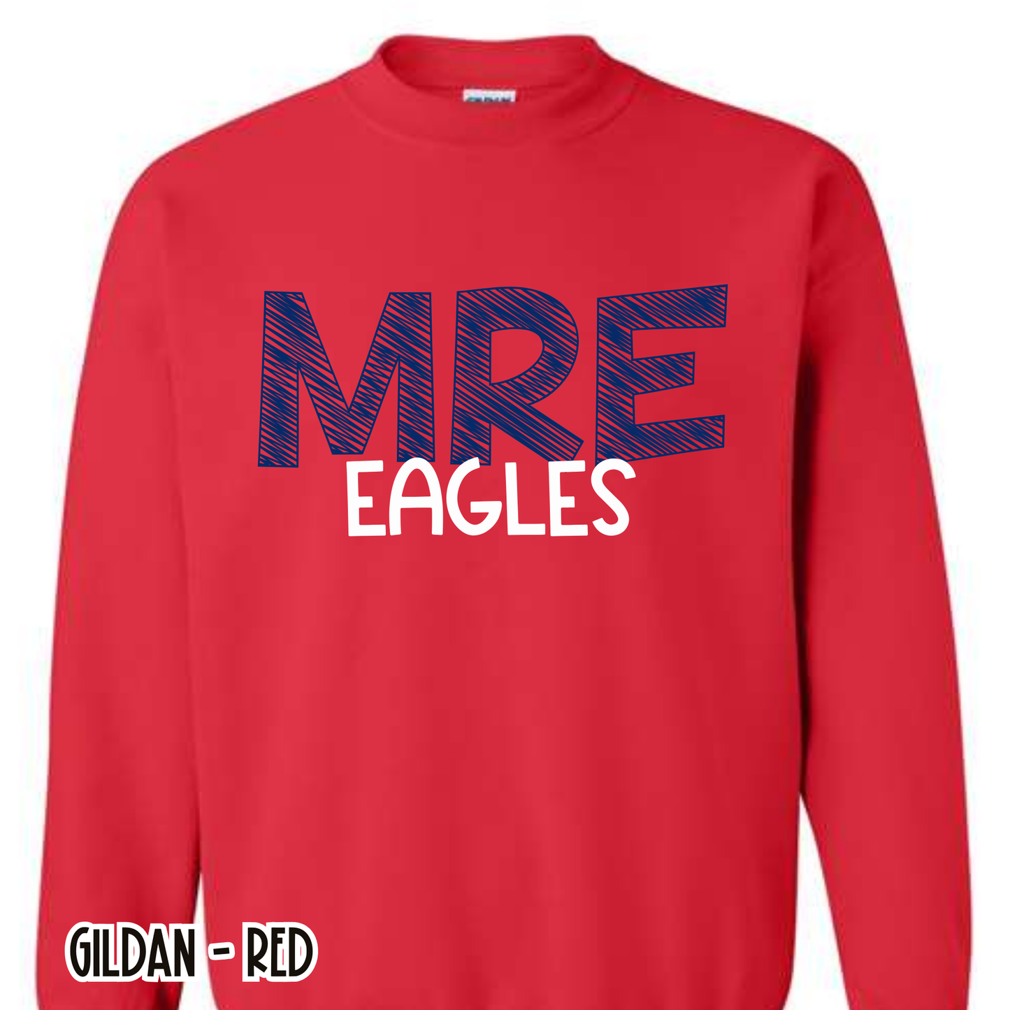MRE Scribble Red Sweatshirt
