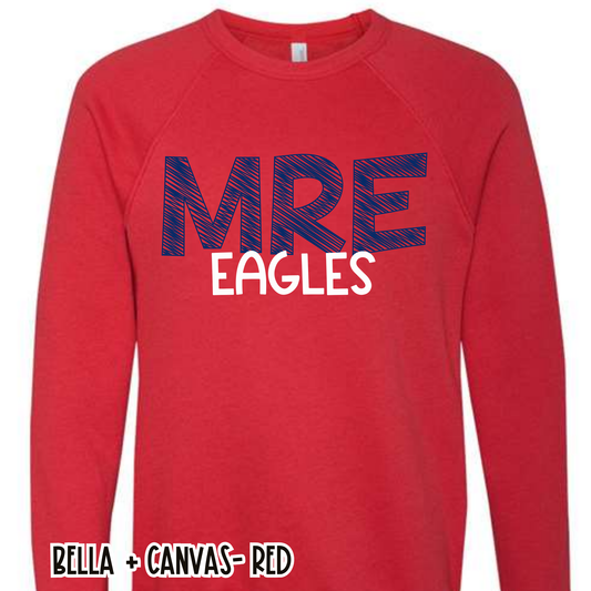 MRE Scribble Red Sweatshirt