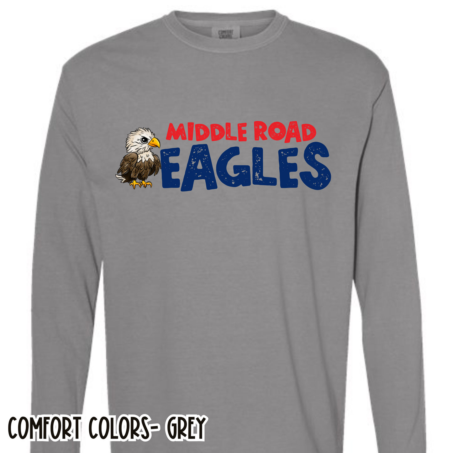 Mascot Eagles Grey Long Sleeve