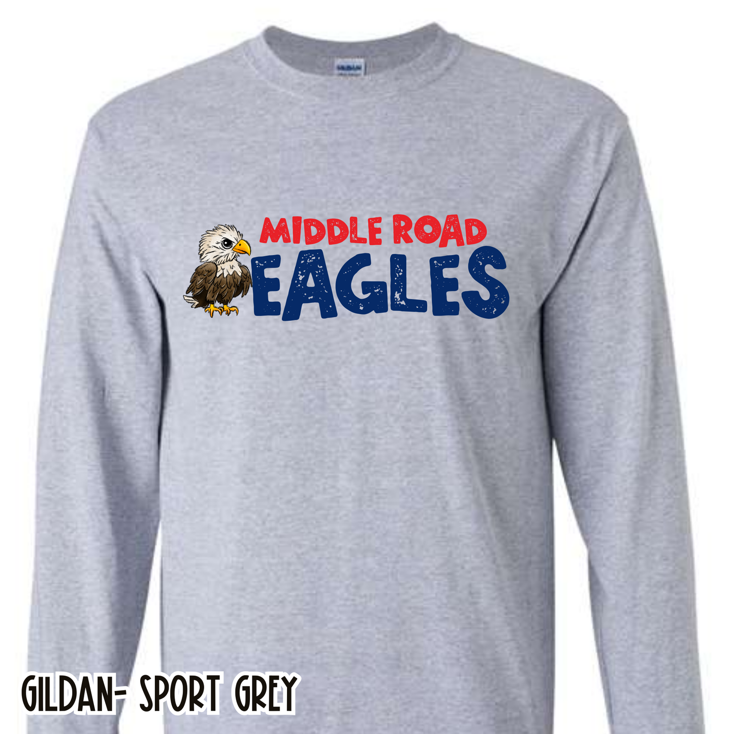Mascot Eagles Grey Long Sleeve