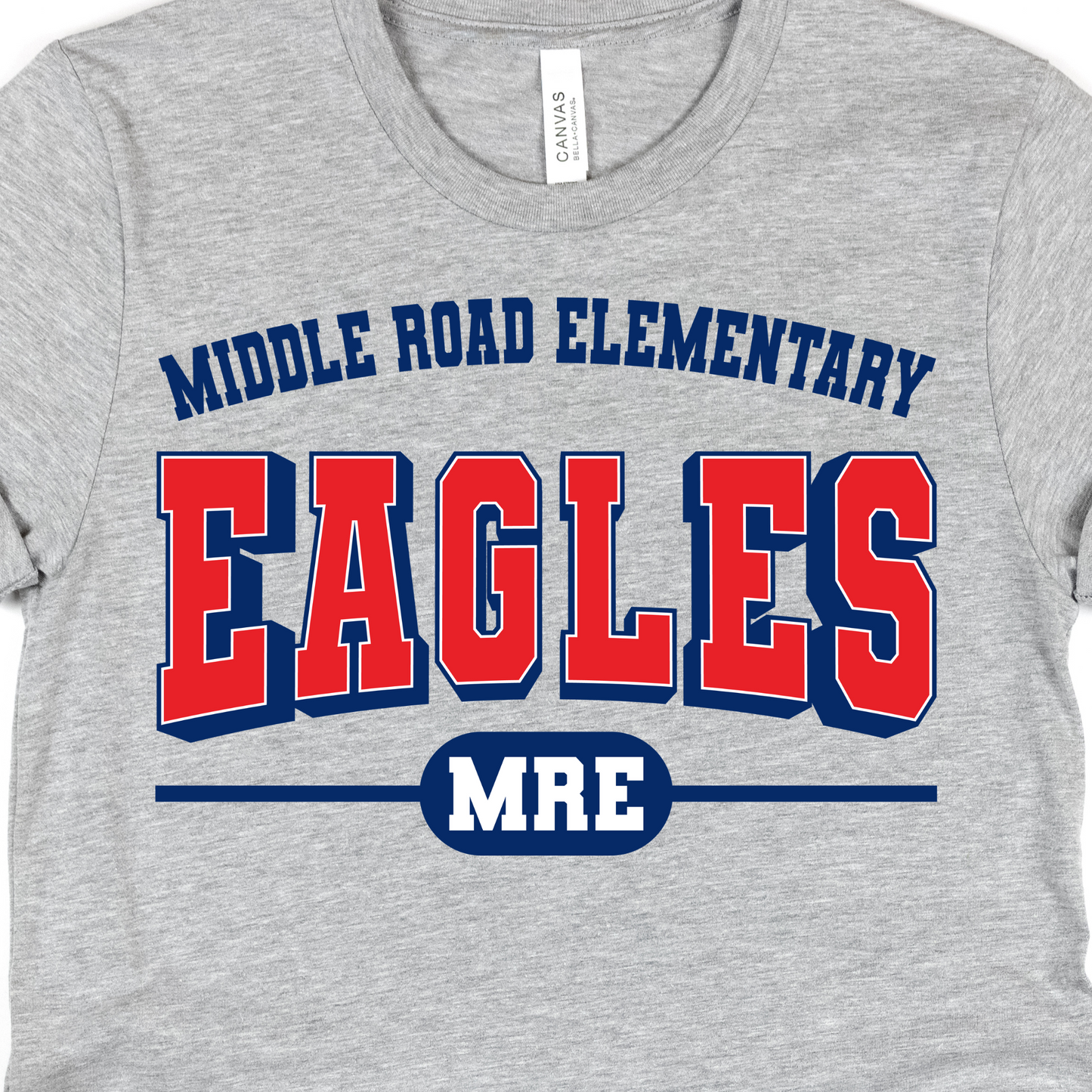 Varsity Eagles Grey Short Sleeve Tee