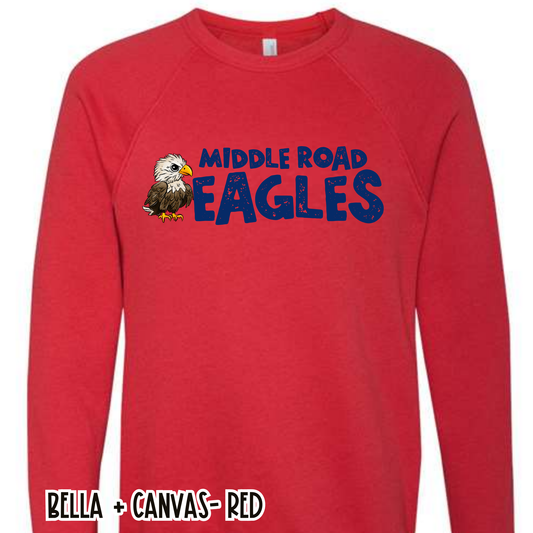 Mascot Eagles Red Sweatshirt