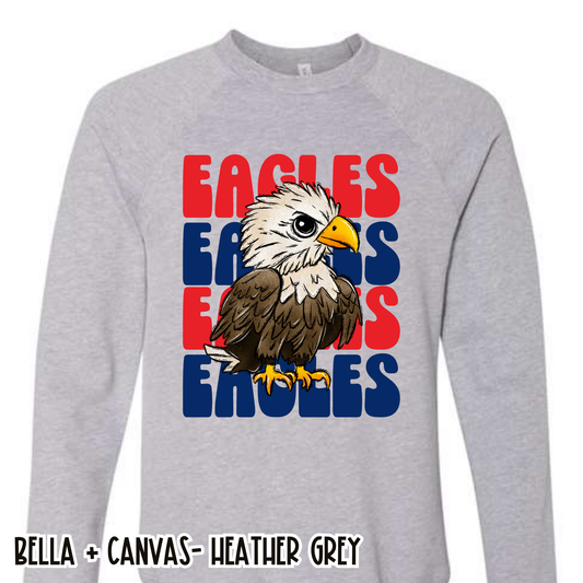 Repeat Eagles Grey Sweatshirt