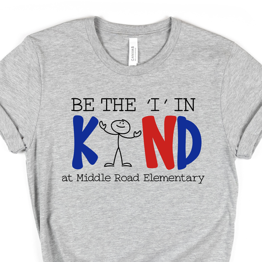 Be The I in KIND (School Colors) Grey Long Sleeve