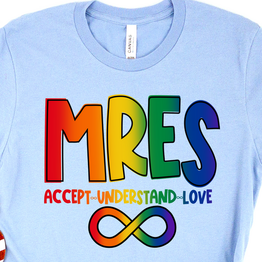 MRES Autism Awareness - Light Blue Short Sleeve
