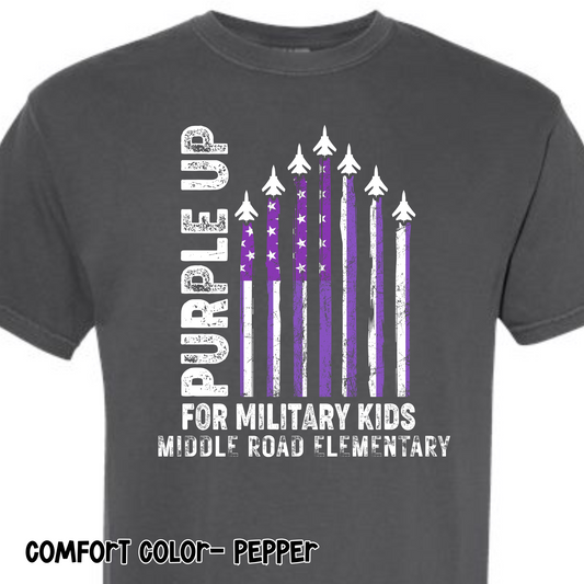 Purple Up MRE- Short Sleeve Tee
