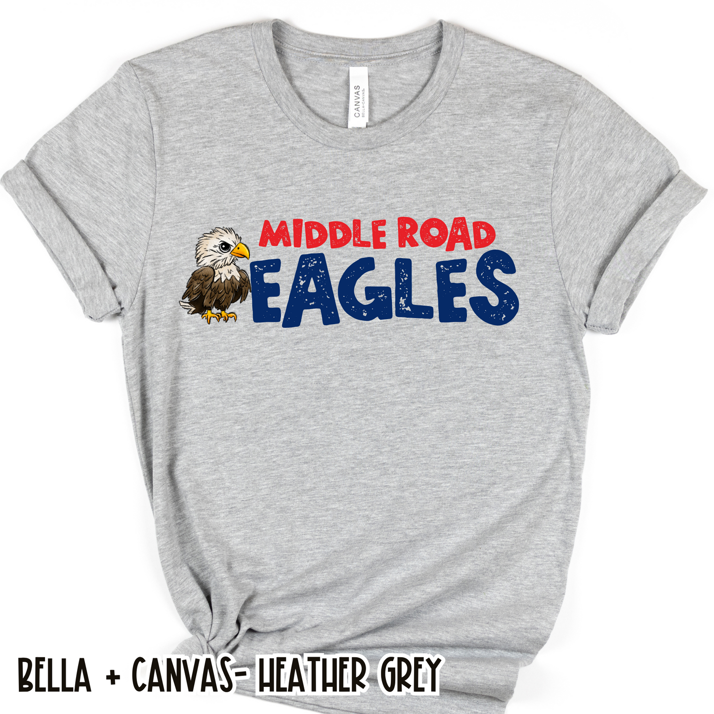 Mascot Eagles Grey Short Sleeve Tee