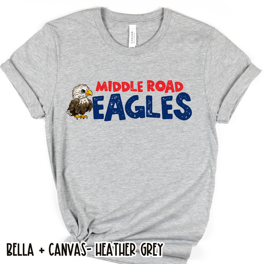 Mascot Eagles Grey Short Sleeve Tee