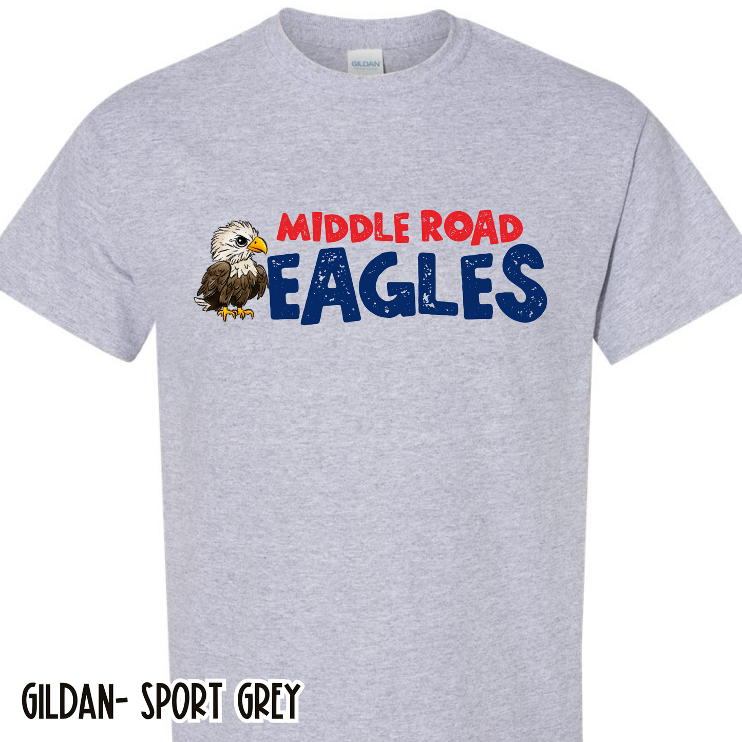 Mascot Eagles Grey Short Sleeve Tee