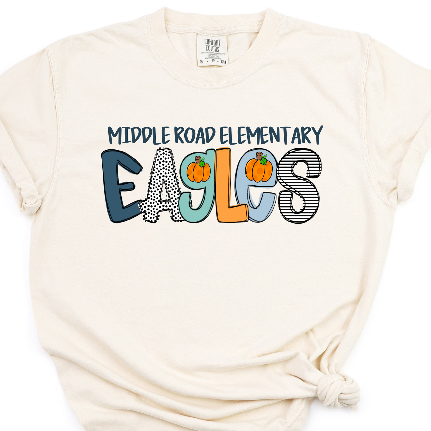 Fall Eagles- Natural Short Sleeve