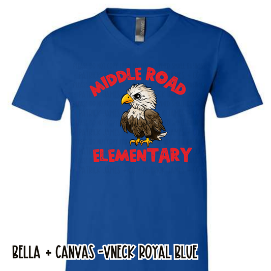 Middle Road Elementary Royal- V-NECK