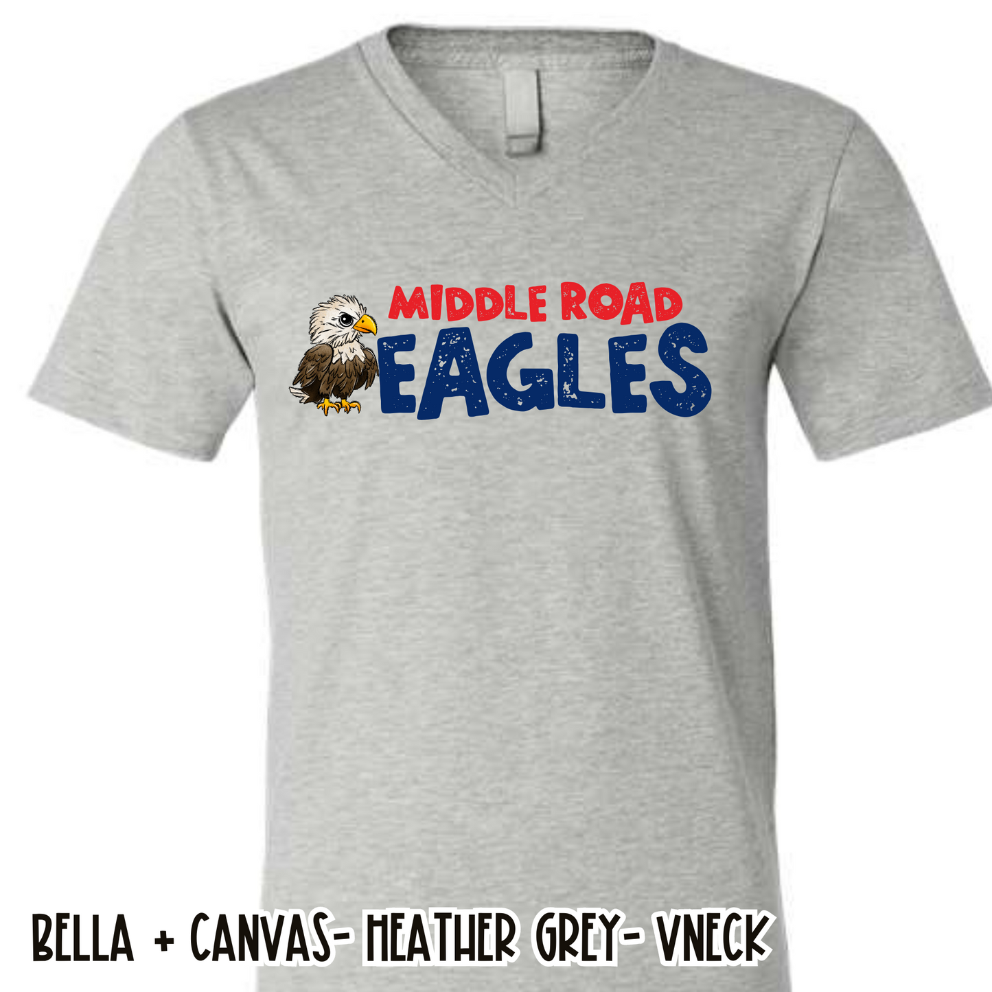 Mascot Eagles Grey -V-NECK